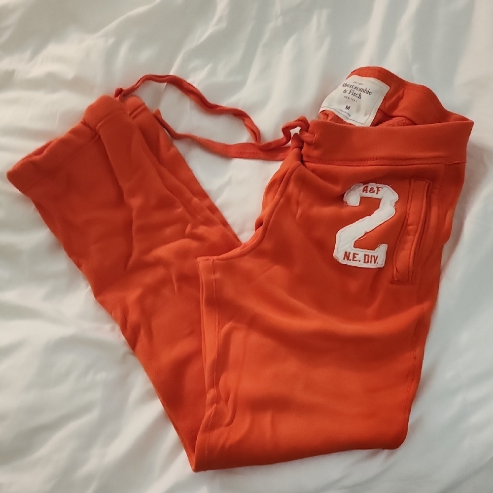 Abercrombie & Fitch Orange Men's Pants